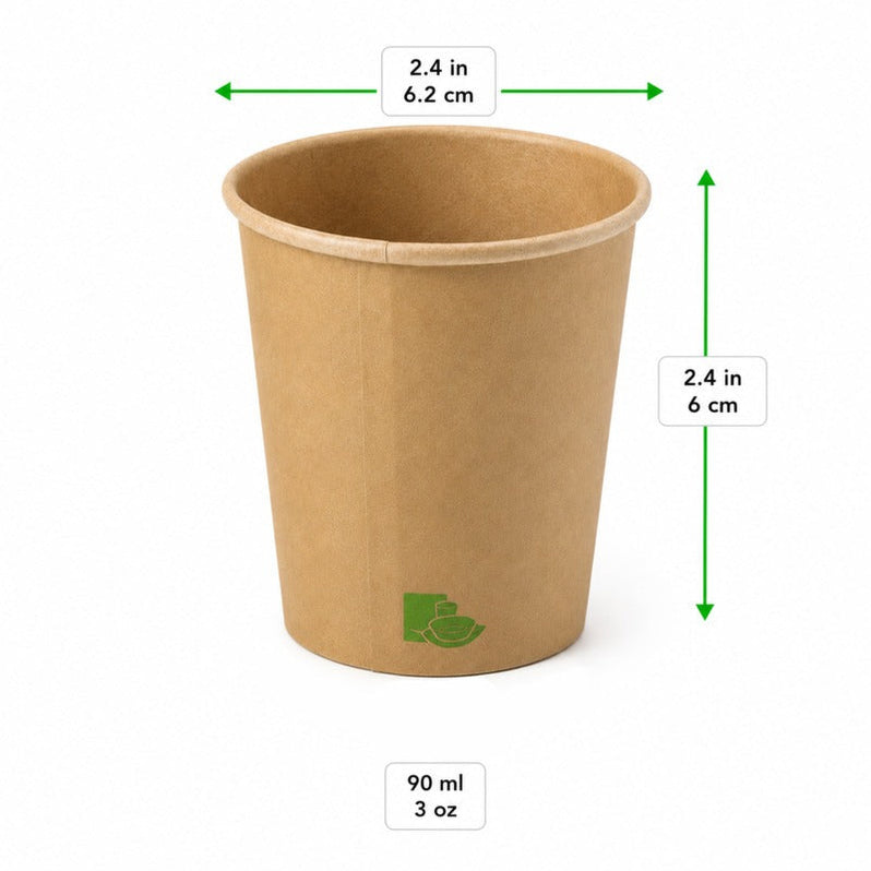 Kraft paper cup 
