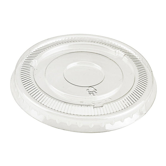 Couvercle PET plat transparent - Ø 7,2 cm - 100 unités