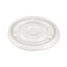 Couvercle PET transparent plat - Ø 7,8 cm - H 1 cm - 100 unités