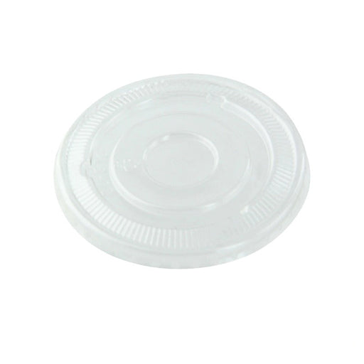 Couvercle PET transparent plat - Ø 9 cm - 100 unités