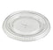 Couvercle PET transparent plat avec croisillon - Ø 9,2 cm - 1000 unités