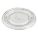 Couvercle PET transparent plat avec croisillon - Ø 9,2 cm - H 0,8 cm - 100 unités
