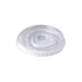 Couvercle PET transparent plat - Ø 9,5 cm - 50 unités