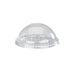 Couvercle PET transparent dôme - Ø 7,7 cm - H 3,7 cm - 50 unités