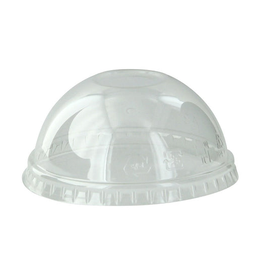 Couvercle PET transparent dôme - Ø 9,2 cm - H 4 cm - 100 unités