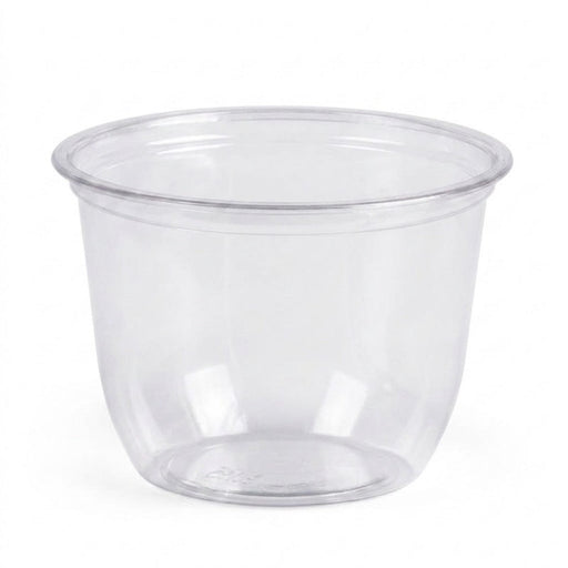 Pot à dessert en plastique PET - 300 ml - Ø 9,5 cm - H 7,9 cm - 50 unités