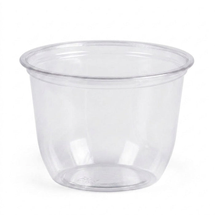 Pot à dessert en plastique PET - 300 ml - Ø 9,5 cm - H 7,9 cm - 50 unités