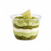 Pot à dessert en plastique PET - 300 ml - Ø 9,5 cm - H 7,9 cm - 50 unités