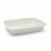 Barquette scellable pulpe laminée PLA "gastronorme" 1/2 32,5 cm x 26,5 cm H 5,2 cm 3000ml - 60 unités
