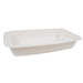 Barquette scellable pulpe laminée PLA "gastronorme" 1/4 - 26,5 cm x 16 cm x 4,5 cm - 100 unités