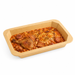 Barquette scellable gastronorme 1/3 en carton brun - 1890 ml - 32,5 cm x 17,2 cm x 4,8 cm - 50 unités