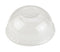 Couvercle PLA transparent dôme avec trou - Ø 9,6 cm - H 5 cm - 1000 unités