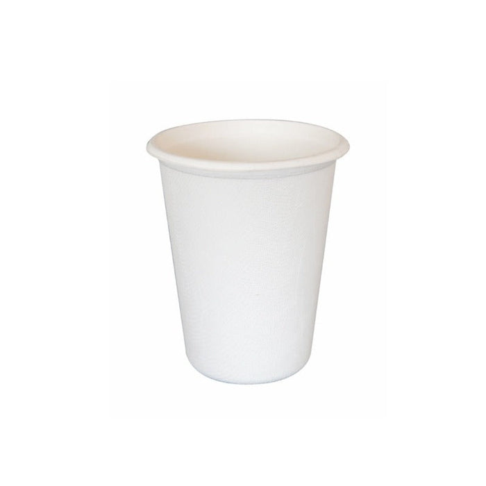 Gobelet pulpe blanc - 400 ml - Ø 9 cm - H 10,5 cm - 50 unités