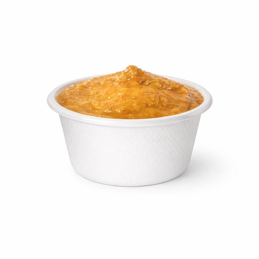 Coupelle pulpe ronde blanche 60 ml - Ø 6,2 cm - H 3 cm - 50 unités