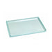Plateau plastique PS vert transparent "Klarity" 38 x 27,4 x 1,8 cm - 25 unités