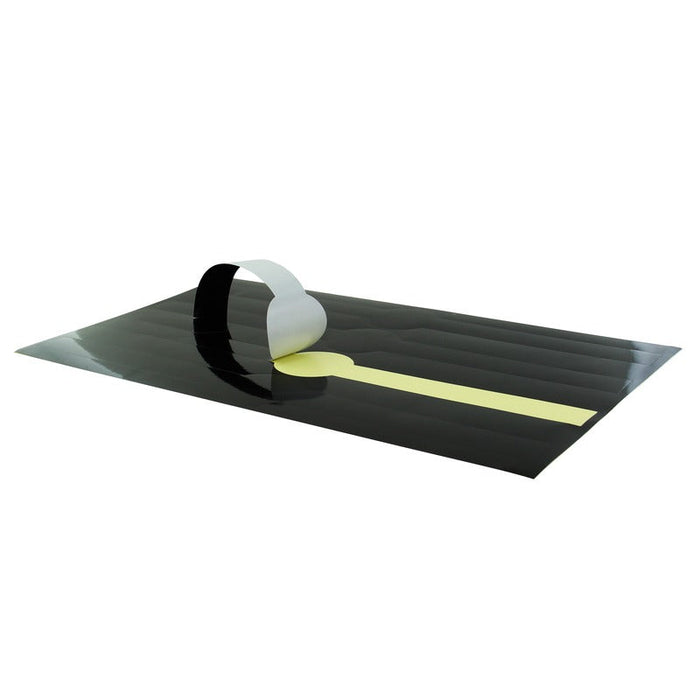 Etiquette autocollante noire 30 cm x 2 cm - 500 unités