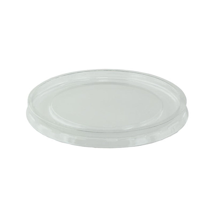 Couvercle PET plat transparent - Ø 11,5 cm - 50 unités