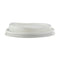 Couvercle CPLA blanc dôme avec bec - Ø 9 cm - H 1,9 cm - 1000 unités