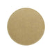 Couvercle plat brun en carton kraft - Ø 7,4 cm - H 0,8 cm - 50 unités