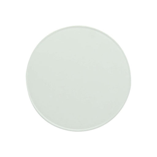 Couvercle plat blanc en carton sans matière plastique, Waterbased - Ø 7,4 cm - H 1,2 cm - 50 unités