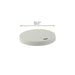Couvercle carton blanc plat sans matière plastique - Ø 8 cm - dimensions