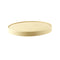 Couvercle carton naturel plat perforé pour la vapeur - Ø 18,5 cm - 360 unités