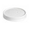 Couvercle carton blanc chaud et froid - Ø 7,4 cm - Compatible avec 210POB121, 210POB81, 210POC121N, 210POC81N, 210POCLA3 - 1000 unités