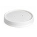 Couvercle carton blanc chaud et froid - Ø 7,4 cm - Compatible avec 210POB121, 210POB81, 210POC121N, 210POC81N, 210POCLA3 - 50 unités