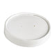 Couvercle carton blanc chaud et froid - Ø 7,4 cm - Compatible avec 210POB121, 210POB81, 210POC121N, 210POC81N, 210POCLA3 - 50 unités
