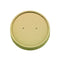 Couvercle carton kraft plat sans matière plastique - Ø 18,5 cm - 360 unités