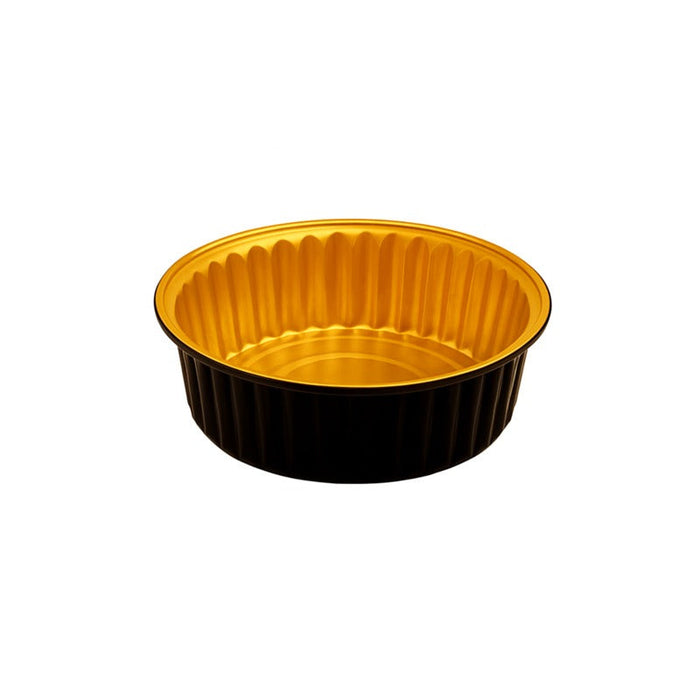 Opseal Pot aluminium noir/or H 4,5 cm 520ml - 50 unités