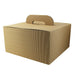 Boite carton kraft avec poignée "Lunchgo"  - 33,5 cm x 33,5 cm x 17,5 cm - 20 unités