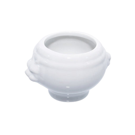 Mini soupière en porcelaine blanche 8 x 6,5 x 5 cm - 6 unités