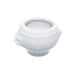 Mini soupière en porcelaine blanche 8 x 6,5 x 5 cm - 6 unités