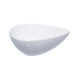 Mini moule ovale en porcelaine blanche 10 x 5,8 x 2 cm - 4 unités