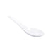 Mini mise en bouche cuillère en porcelaine blanche 13 x 4,3 x 4,5 cm - 6 unités