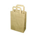 Sac cabas papier kraft brun 20 cm x 10 cm x 28 cm - 250 unités
