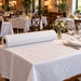 Nappe en rouleau cellulose damassée blanche - 100 m x 1,2 m - ambiance