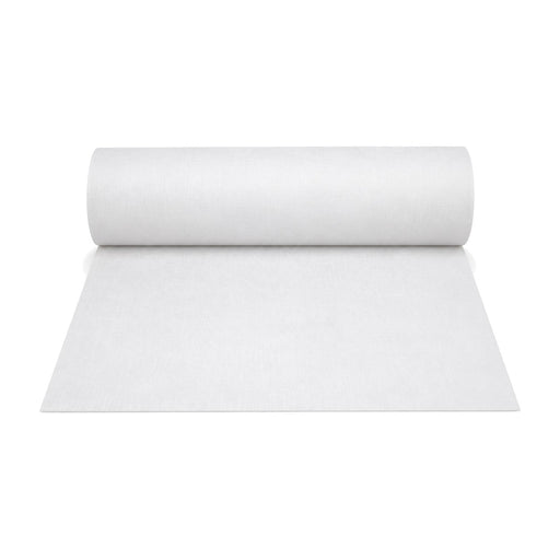 Nappe en rouleau cellulose damassée blanche - 100 m x 1,2 m