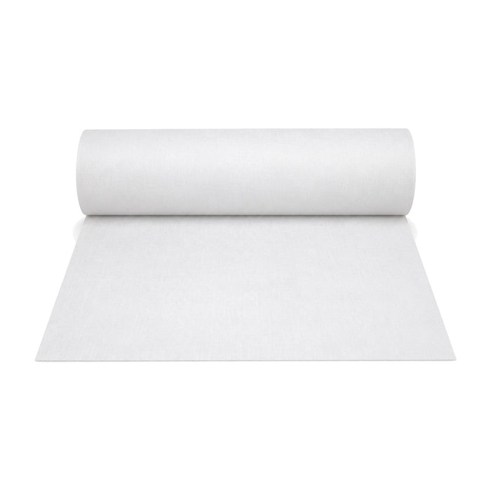 Nappe en rouleau cellulose damassée blanche - 100 m x 1,2 m