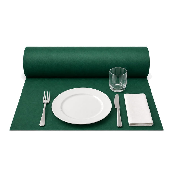 Nappe en rouleau pré-découpée non tissé spunbond vert - 50 m x 1,2 m - en situation