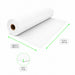 Nappe en rouleau non tissé spunbond blanc - 50 m x 1,2 m - dimensions