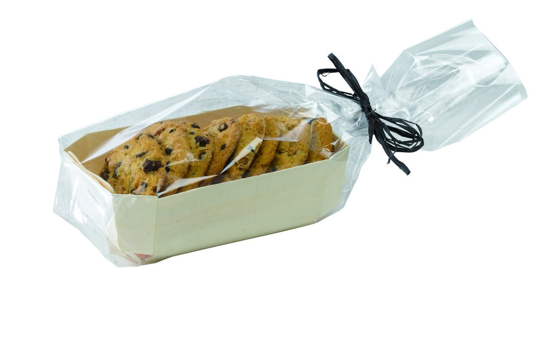 Moule de cuisson bois "Juliette" avec caissette papier 750 ml 17,6 x 11,4 x 5,9 cm - 20 unités