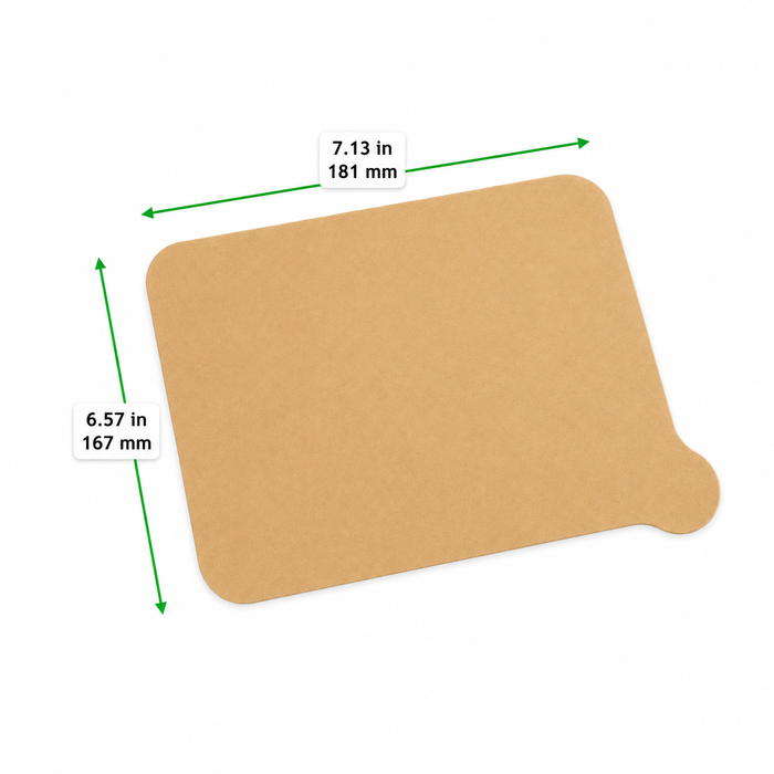 Opercule de scellage kraft "Opco" - 18,1 cm x 16,7 cm - 500 unités