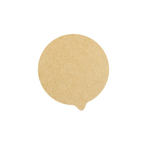 Opercover aus Kraftpapier - Ø 12,3 cm - 1000 Stück