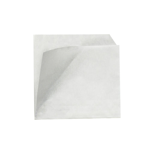 Sac papier blanc ingraissable ouvert sur 2 côtés  - 11 cm x 11 cm - 1000 Pcs