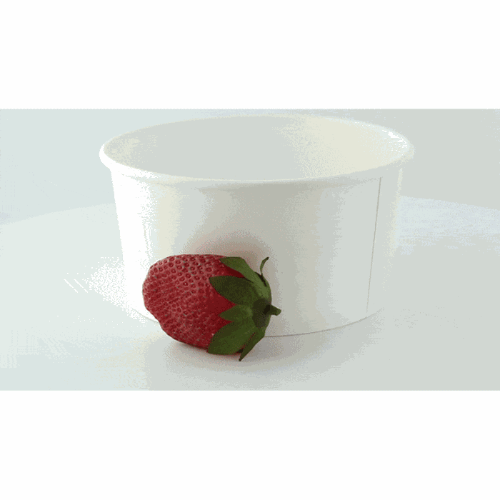 Saladier rond "Buckaty" en carton blanc - 940 ml - Ø 15 cm - H 7,5 cm - 360 unités