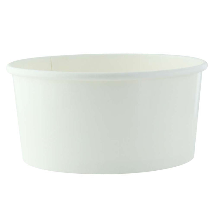 Saladier rond "Buckaty" en carton blanc - 940 ml - Ø 15 cm - H 7,5 cm - 360 unités