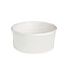 Saladier rond "Buckaty" en carton blanc - 1500 ml - Ø 18,6 cm - H 6,6 cm - 50 unités