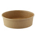 Saladier rond "Buckaty" en carton kraft - 480 ml - Ø 15 cm - H 4,5 cm - 45 unités